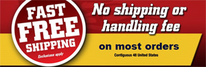 Fast Free Shipping